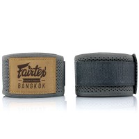 Fairtex HW4 Бинты Боксерские Тайский Бокс Эластичные Прорезиненные Серые